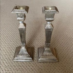 BRAND NEW pair of ornamental candlesticks